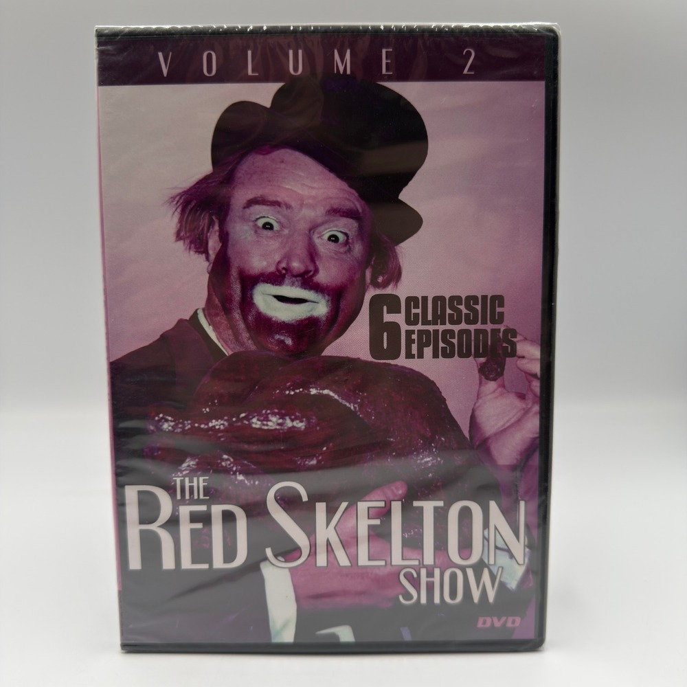 The Red Skelton Show Volume 2 DVD 6 Classic Episodes Digiview MV118E New Sealed